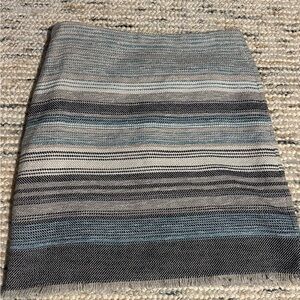 LOFT Multicolor Striped Pencil Skirt